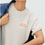 Everlane  The 100% Human Cropped Tee Short Sleeve Organic Cotton Gray XXS Photo 0