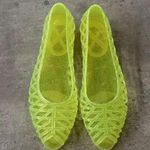 American Apparel lattice PVC jelly flat sandal new! Beach summer flats boho Photo 0