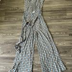 Free People Blue and Orange Patterned Jumpsuit Photo 6
