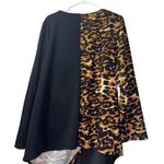 Ashley Stewart  Plus‎ Size 26 Leopard Print Asymmetrical Drape Top Photo 1