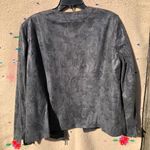 JM Collection Snake embossed fabric Gray Jacket 18 Photo 6