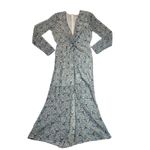 The East Order  Serena Low V-Neck Floral Midi Dress Size X-Small Lightweight Boho Photo 5