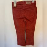 Madewell Cali Denim Boot Corduroy NWT Sz 26 Canterbury Red Photo 2