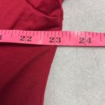 SheIn  Curve 4XL Red Lune Twist Front V Neck Tshirt Dress Office Corporate Work Photo 8