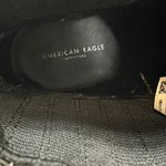 American Eagle Ankle Boots Womens 7 Snake Print Cream Black Block Heel Western Photo 6