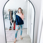 BB Dakota Colorblock Pullover Sweater Photo 3