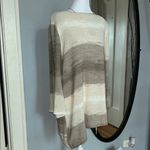 Dana Buchman  Beige and Brown Knit Top Photo 1