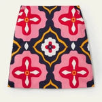 Boden French Navy Moroccan Diamond Tile Printed A Photo 5