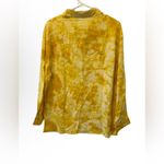 CAARA Buttondown Shirt Swim Coverup Size XS Yellow Photo 4