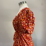 Missguided Casual Floral Mini Printed Belted Dress Size 0 Petite Photo 3