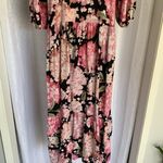 H&M  Hydrangea Floral Print Dress Sz:M Photo 6