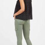 Spanx Stretch Twill Ankle Cargo Pant in Soft Sage Green Size Small Photo 2