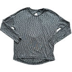 Lululemon  Get Set Long Sleeve Top Shirt‎ Womens Size ~8 Gray Open Back Space Dye Photo 0