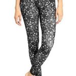 Athleta Black & Grey Polka Dot DOT CHATURANGA™ TIGHT Leggings Size Small S Yoga Photo 0