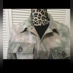 C’est Toi Green and Tan Women's Jacket Size L Photo 8