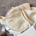 Worthington Vintage  Ivory Button Down Blouse SIZE 6P Photo 4