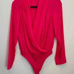 Babaton ‎ Ambrose neon fuchsia bodysuit size S Photo 0