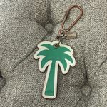 Coach Green Palm Tree Keychain/Bag Charm Photo 1