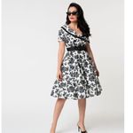 Hell Bunny  Vixen ModCloth Honor 50s Retro Pinup Knee Length Midi Dress Photo 1