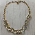 Brighton EXTREMELY RARE RETIRED  PEBBLE PAVE GOLD PLATED LARGE LINK NECKLACE Photo 0