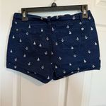 Wallflower Navy Jean Shorts with Nautical Design Blue Size undefined Photo 3