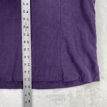 Anne Carson Silk Button Down Top Roll Tab Long Sleeve Purple Size L Photo 2