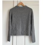Jenni Kayne  Cashmere Fisherman Sweater in Heather Grey, Size Small Photo 10