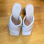 Abound  "Pearl" Cross Band Block Heel‎ Sandal in Blush - Size 7M Photo 1