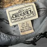 Vintage Croquet Club Silk Blouse Blue Women’s L Coquette Cottagecore Romantic Size L Photo 7