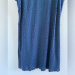 Title Nine  Navy Blue Nimblene Eyelet Mesh Athletic Tank Dress Size Small Photo 7