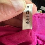 barney's new york NWT Barney’s NY Pink Straw Beaded Handle Tote Bag Photo 6