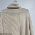 Topshop Cream Chunky Knit Oversized Turtleneck Sweater Sz M NWT Photo 7