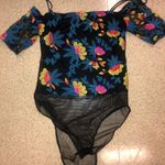 Top Shop Colorful Mesh Bodysuit  Photo 1