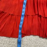 Chic Red Mini Dress with Tiered Skirt Photo 10