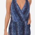 Magicsuit Ellie Halter V Neck Swim Dress Blue Size 10 Photo 0