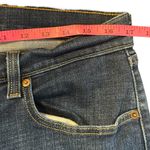 Levi's Denim Capri Jeans Womens Blue Dark Wash Cuffed Stretch. Blank tab. Size 31 Photo 3