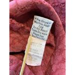 Tianello Blouse Women's XS‎ Buttons Tencel 3/4 Sleeve Textured STAINS FLAWS Red Photo 9