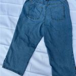 Woman Within  Light Blue Denim Capris size 12 Photo 4