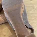 Cordani Italy Women's Wedge Slingback Criss Cross Metallic Platform Sandal Sz 39 Gold Photo 4