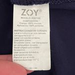 ZOY Women’s Navy Embroiderer Crewneck Short Sleeves Blouse SZ XXL #1072 Blue Photo 8