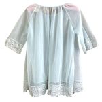 Shirey Vintage Peignoir Nightie & Bed Robe Set Jr. Petite 7/8 Blue Photo 3