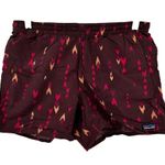 Patagonia Baggies Shorts 5" Water Repellent Pockets Mid Rise Chevron Maroon S Photo 1