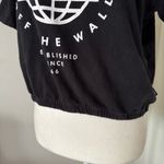 Vans  Black Crop Top Size Medium Photo 1