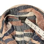 Lane Bryant Vintage  Blazer Zebra Striped Tapestry Jacket Size 22/24 Earth Tones Photo 3