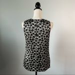 Hugo Boss | 100% Silk Black and White Tank Top Blouse Sz 6 Photo 11