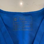 FIGS Casma Three-Pocket Scrub Top in Royal Blue Size Medium Photo 2