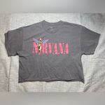 Nirvana Gray  Graphic T-Shirt- size Large Photo 5