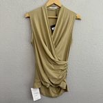 MM.LaFleur  Blixen Faux‎ Wrap Top in Dine Grass NWT Size Large Photo 1