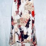 Bar III Dress Asymmetrical Sleeveless Orange New M Photo 0