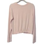 Athleta  Twist Front‎ Coaster Sweatshirt Pink Size Medium #211266-03 Photo 4